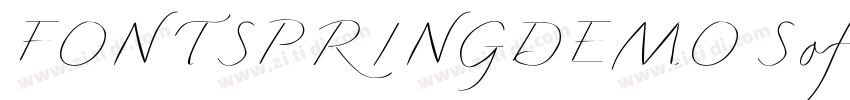 FONTSPRINGDEMO Sofia字体转换